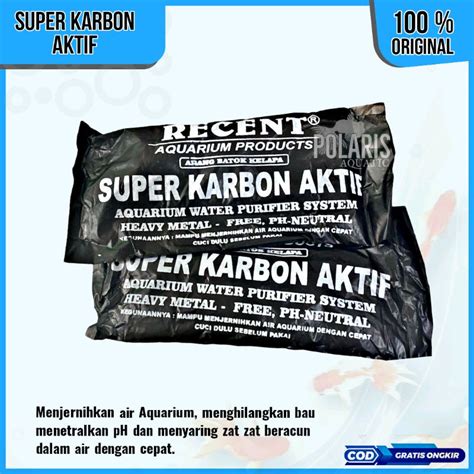 Jual Super Karbon Aktif Carbon Active Media Filter Aquarium Shopee