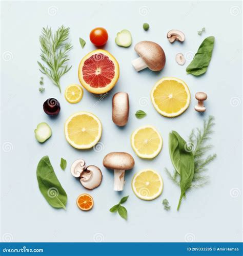 Healthy Food And Diet Concept Stock Illustration Illustration Of