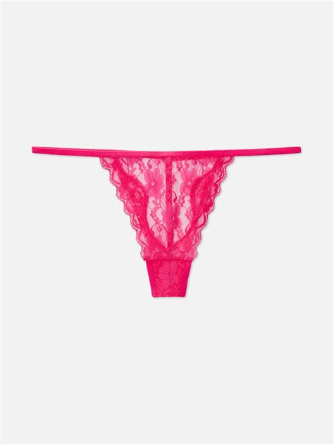 Floral Lace G String Thong Primark