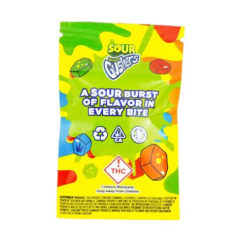 Buy Sour Gushers Sour Tropical 500mg Thc Online Mmj Express