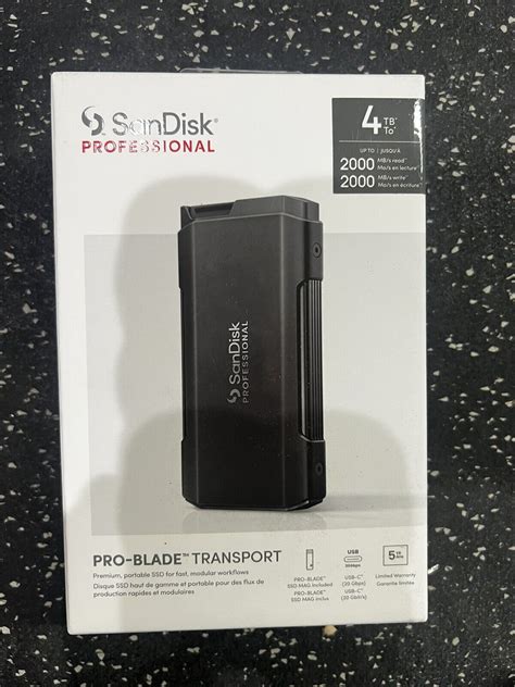 Used Sandisk Professional Tb Pro Blade Transport Portable And