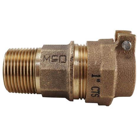 Ay Mcdonald 1 In X 1 In Cts Brass Compression X Mip Lead Free