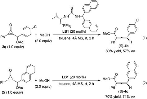 Lewis Base Catalyzed Reactions Of Cyclopropenones Novel Synthesis Of Mono Or Multi Substituted