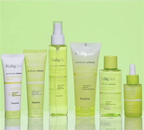 AC Cosmeticos - Kit Skin Care Linha Proteção Urbana Ruby Rose