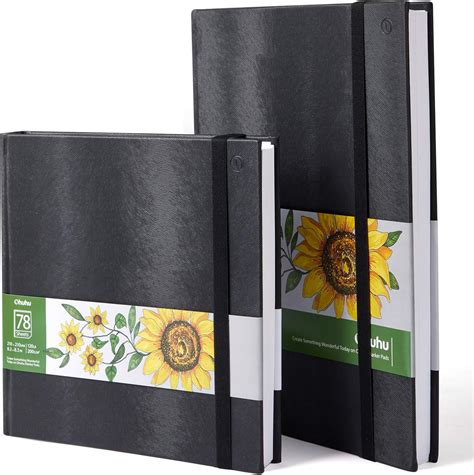 Ohuhu Marker Pads Art Sketchbooks 2 Pack 21x21cm 21x30cm 120 LB