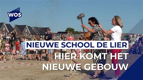 Eerste Paal Geslagen Nieuwe Basisschool De Lier Youtube