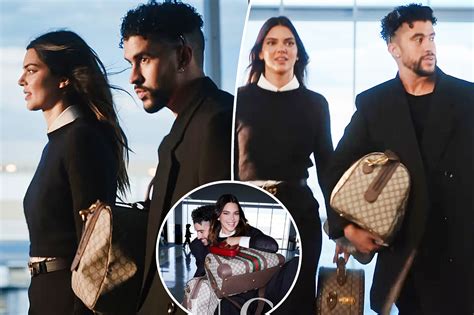 Kendall Jenner Bad Bunny Flaunt Their Romance In Gucci Campaign