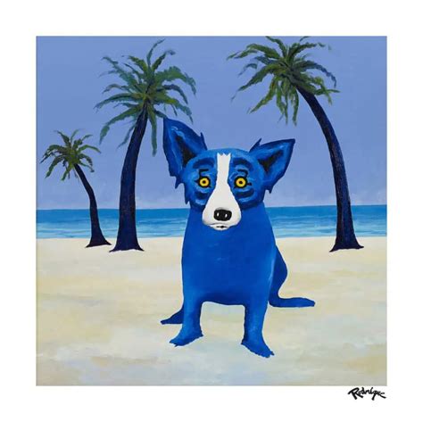 Blue Dog Blue Sea George Rodrigue Studios