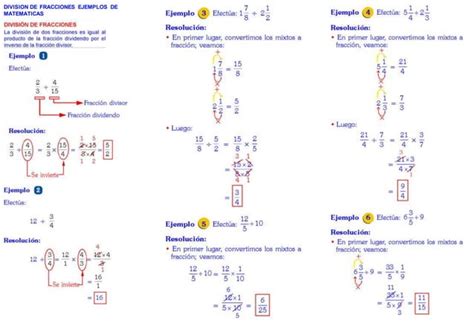 Division De Fracciones 5to Primaria Ejemplos De Matematicas Ppt