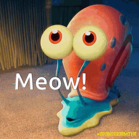 Save Gary Spongebob Movie3 GIF - SaveGary SpongebobMovie3 Meow ...