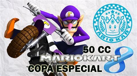 Mario Kart 8 Copa Especial En español jugando con Waluigi Mario