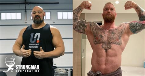 Hafthor Bjornsson and Brian Shaw Have Dropped a Ton of Weight