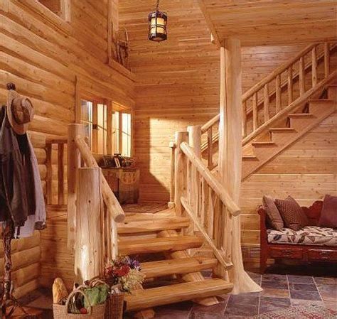 Pictures Of Rustic Columns Poles Inside Log Homes Some Are Real