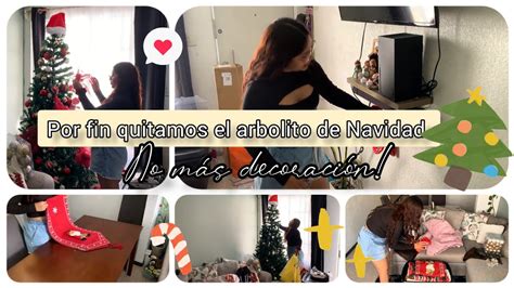 Por fin quitamos el arbolito de Navidad organización decoración