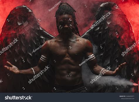 Portrait Muscular Black Man Naked Torso Stock Photo 1646603071 Shutterstock
