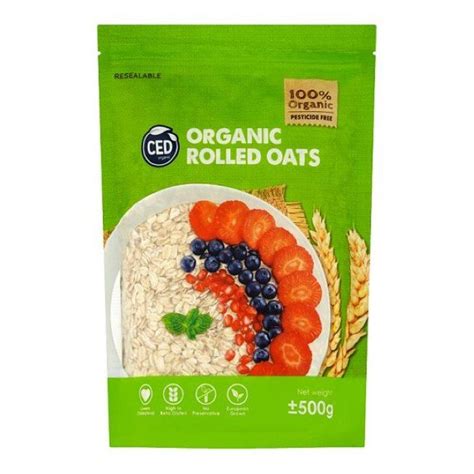 Ced Organic Rolled Oats G Catchme Lk