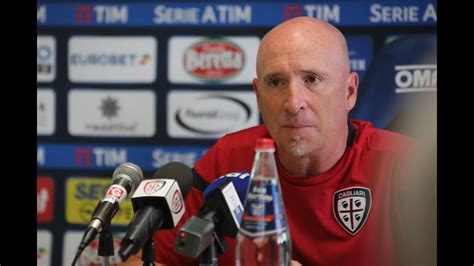 Cagliari Sassuolo La Conferenza Stampa Pre Gara Youtube