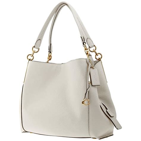 Coach Leather White Dalton 28 Shoulder Bag Lyst