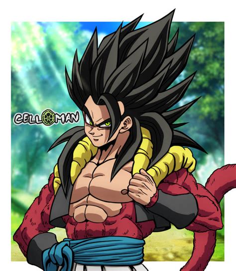 Super Saiyan 4 Gogeta Redesign By Cell Man On Deviantart