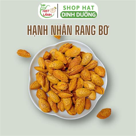 Hạnh nhân rang bơ thơm ngon ăn liền gói 200g, 500g | Shopee Việt Nam