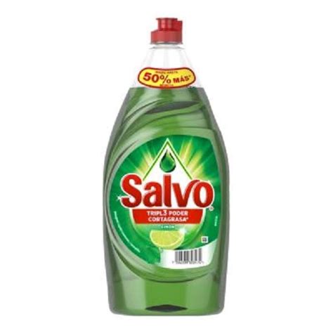 Detergente Líquido Lavatrastes Salvo Limón 215ml Fenix El Super de Casa