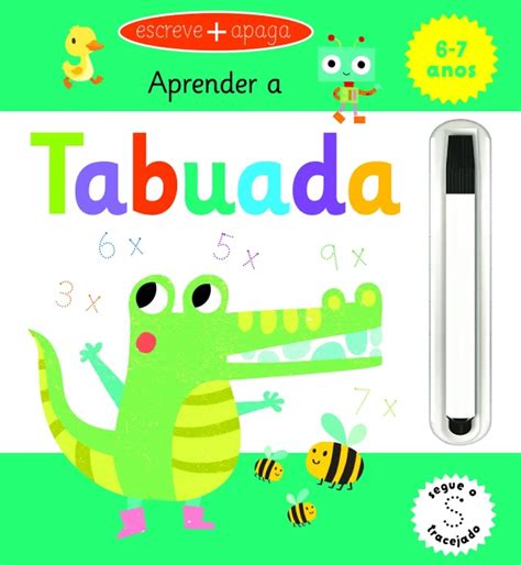 Livro Aprender A Tabuada Escreve E Apaga Bravee