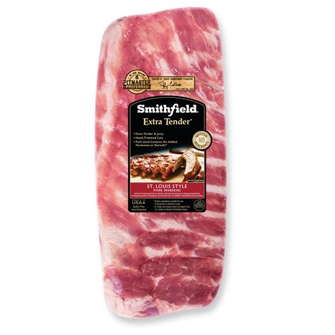 Smithfield Fresh Extra Tender St Louis Style Ribs 21 55 Lb