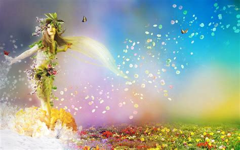 Spring Fairy Wallpapers Top Free Spring Fairy Backgrounds