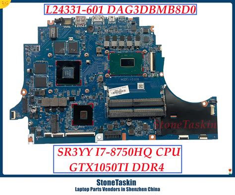 Stonetaskin L24331 601 Dag3dbmb8d0 For Hp Omen 15 Dc Laptop Motherboard