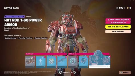 How To Get All Fallout T 60 Power Armor Skins In Fortnite Chapter 5 Season 3 Pro Game Guides