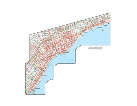 Official Road of Ontario map - Map of official Road of Ontario (Canada)