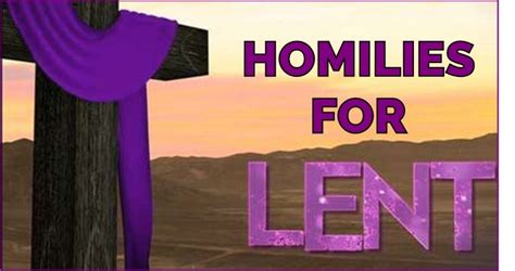 LENT HOMILIES | Society of African Missions