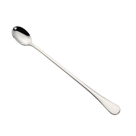 Tomfoto 9 Inch Iced Tea Spoon Stainless Steel Long Handle Spoon