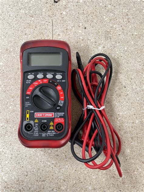 Craftsman Digital Multimeter Acceptable Buya