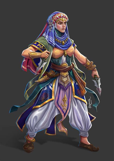 Artstation Arabian Female Warrior Warrior Woman Warrior Rogue