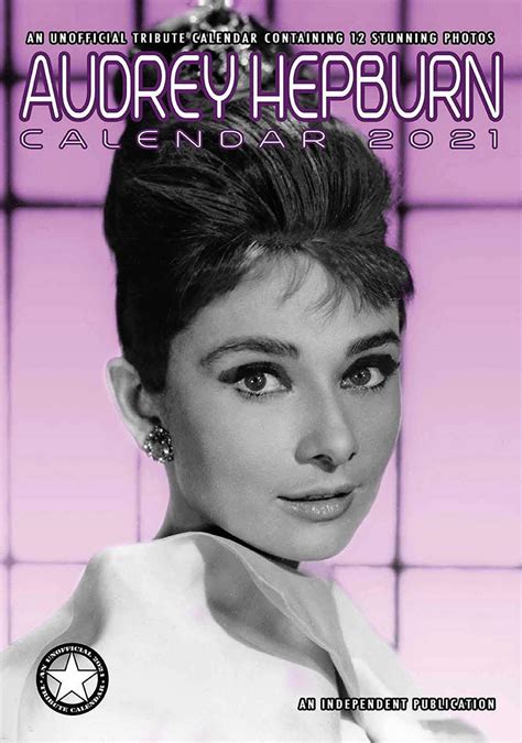 Audrey Hepburn Calendar Calendars 2020 2021 Wall Calendars Poster