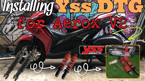 Installing Yss Dtg For Aerox World Class Suspension Aerox Ph Thai