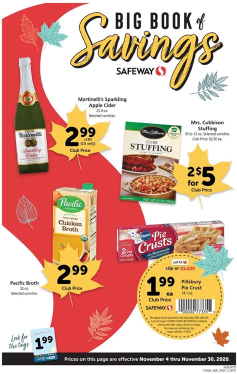 Safeway Current weekly ad 11/04 - 11/30/2020 - frequent-ads.com