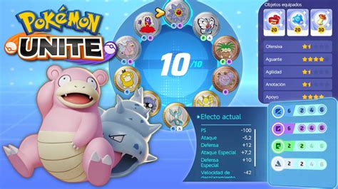 Guía Slowbro Medallas Potenciadoras Estadísticas Y Objetos Pokémon Unite · 2 Youtube