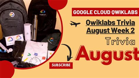 Qwiklabs Trivia August Week Lab Solution Google Cloud Arcade