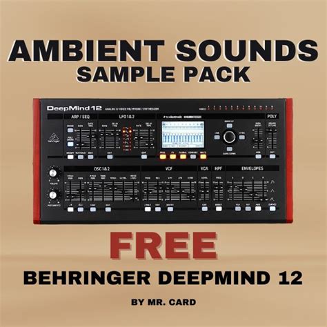 Behringer DeepMind 12 Ambient Sounds Mr Card