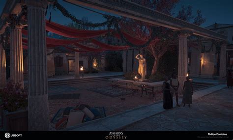 Artstation Assassins Creed Odyssey Level Art Philipe Fontaine