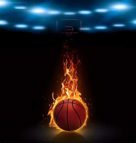 Basketballs On Fire