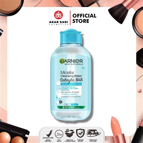 Jual Garnier Micellar Water Salicylic Bha Pembersih Wajah Makeup