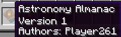 Almanac For Spyglass Astronomy Minecraft Mod