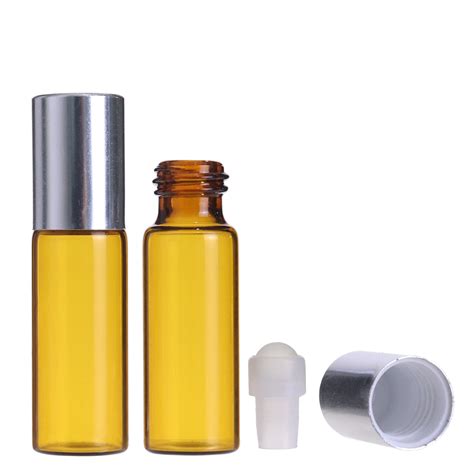 10ml 5ml Amber Clear Essential Oil Glass Roll On Bottles Wholesale For