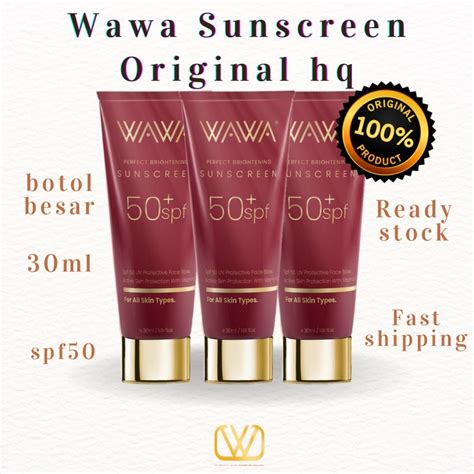 ORIGINAL PRODUK WAWA SUNSCREEN FACE WAWA SUNSCREEN SPF 50 SUN