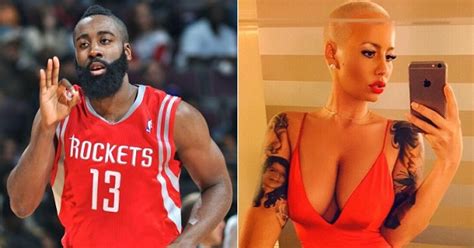 James Harden Dating Amber Rose