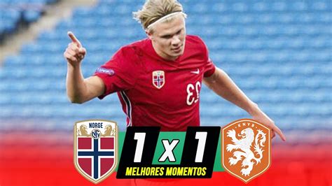 NORUEGA 1 X 1 HOLANDA MELHORES MOMENTOS ELIMINATÓRIAS DA COPA 2022