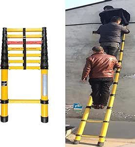 LAJUU Ladders Telescoping Ladder 5M 4M 3M 2M 1M Tall Aluminum